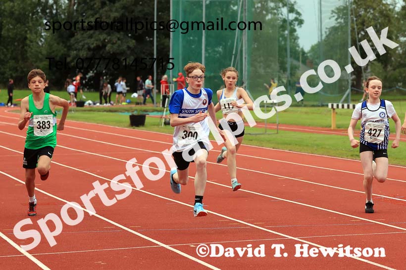 The 100 metres, Wednesday, july 24th, 2024 NEGP 5, Monkton Stadium.  Photo: David T. Hewitson/Sports for All Pics